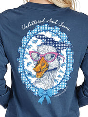 Simply Southern Women's Long Sleeve Goose T-Shirt - Iceland