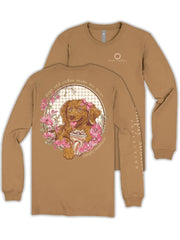 Simply Southern Women's Long Sleeve Nicer T-Shirt Bisque