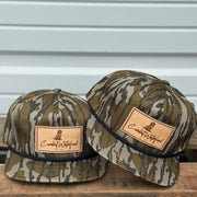 Combat Waterfowl Lab Patch Grandpa Rope Hat - Bottomland Camo