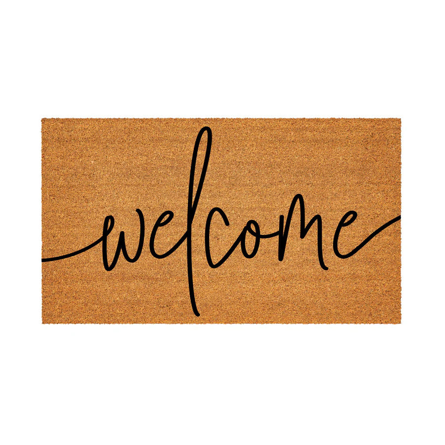 Evergreen Coastal Coir Mat Welcome