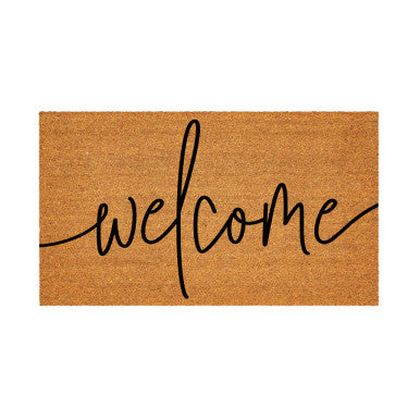 Evergreen Coastal Coir Mat Welcome