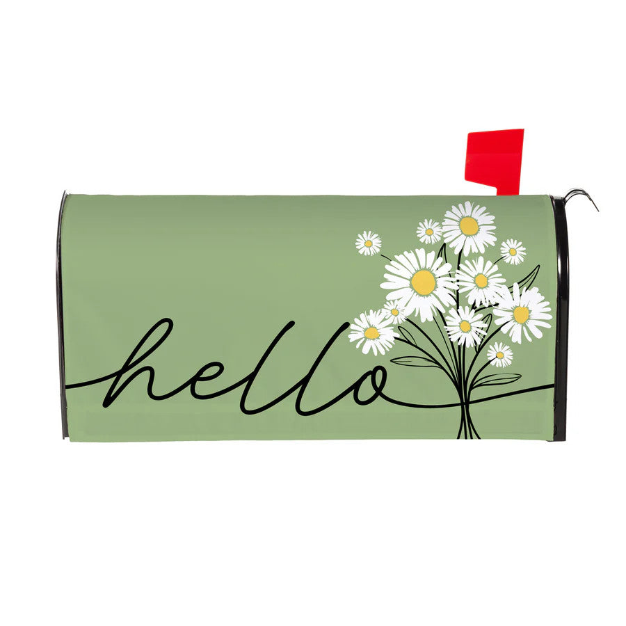 Evergreen Hello Dainty Daisies Mailbox Cover