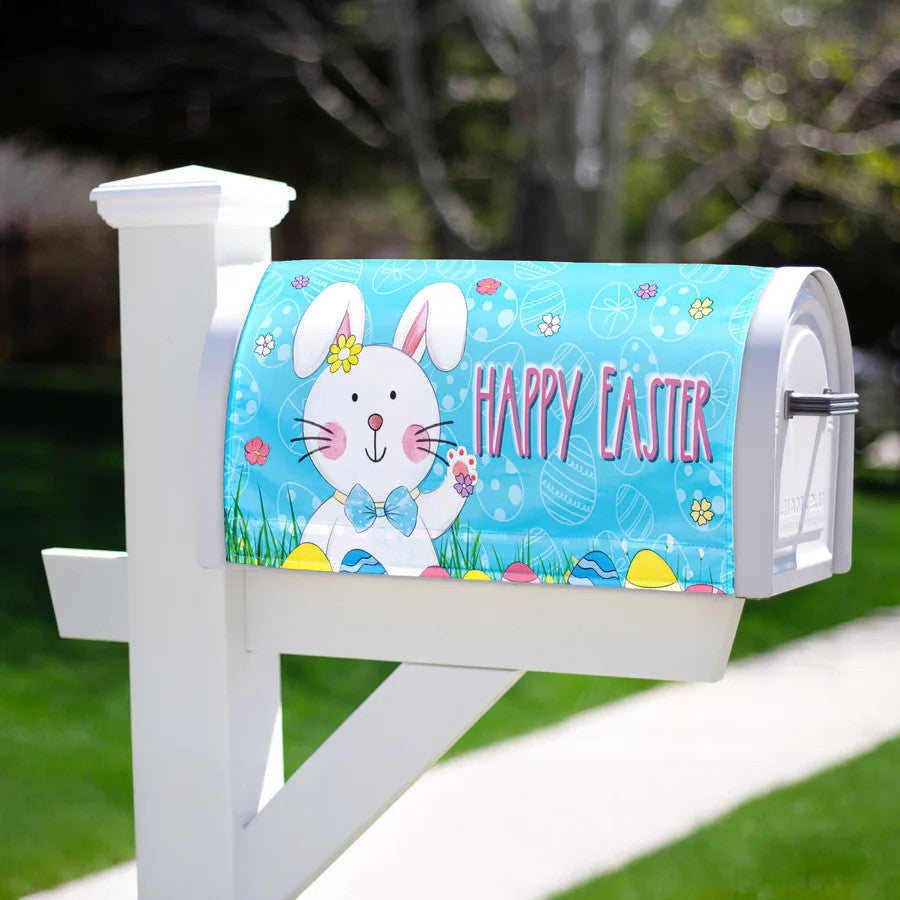 Evergreen Bowtie Bunny Mailbox Cover