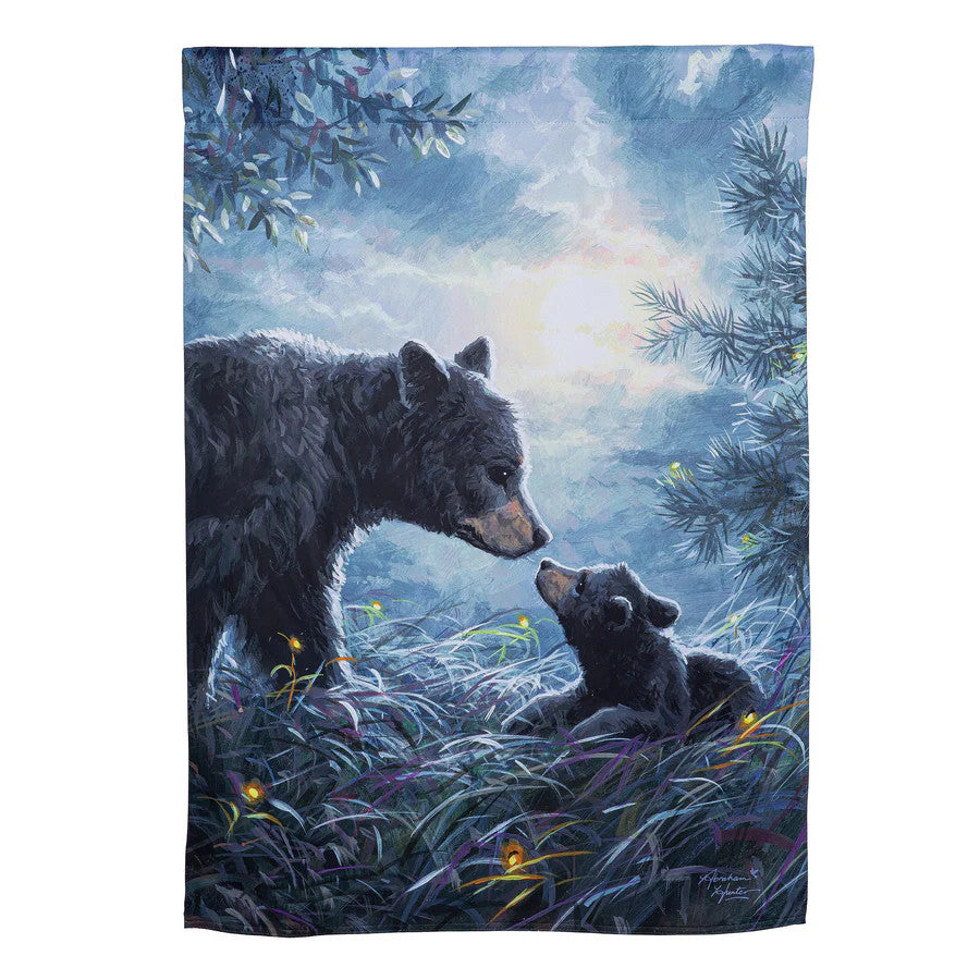 Evergreen My Little Bear Suede House Flag