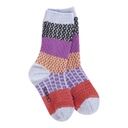 Mouse Creek Gallery Crew Socks with Grippers - Lavendar