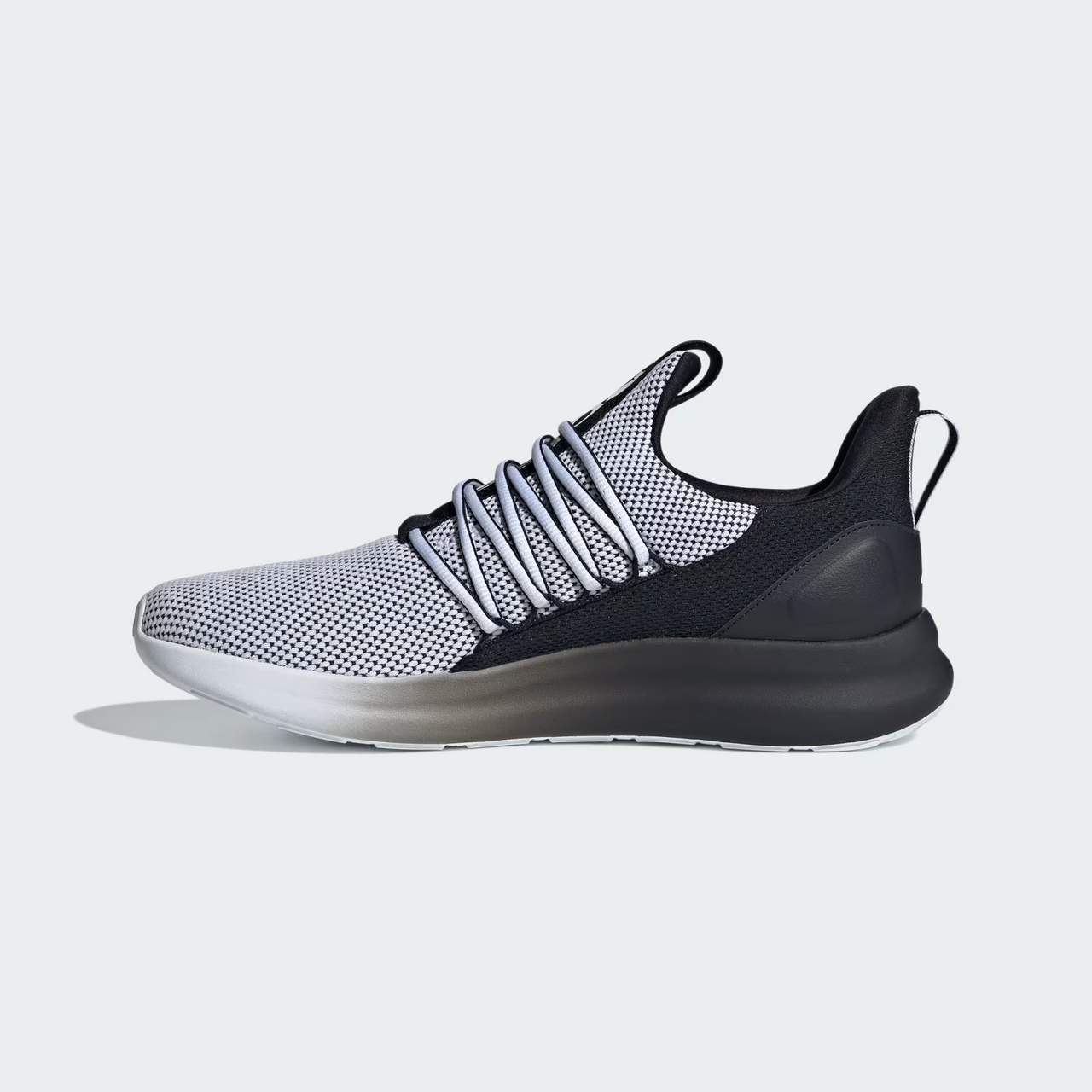 Adidas Lite Racer Adapt 7.0 Men’s Slip-On Running Shoes - Black/White