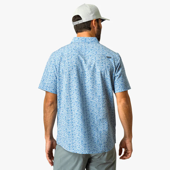Aftco Boatbar SS Button Down Shirt - Seaside