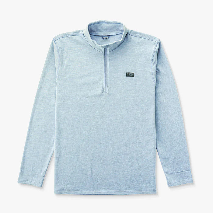 Aftco Coastal Layer 1/4 Zip - - Dusk Heather