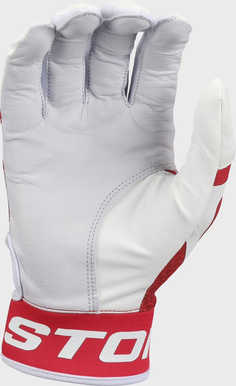 Easton MAV GT Batting Glove - White/Red