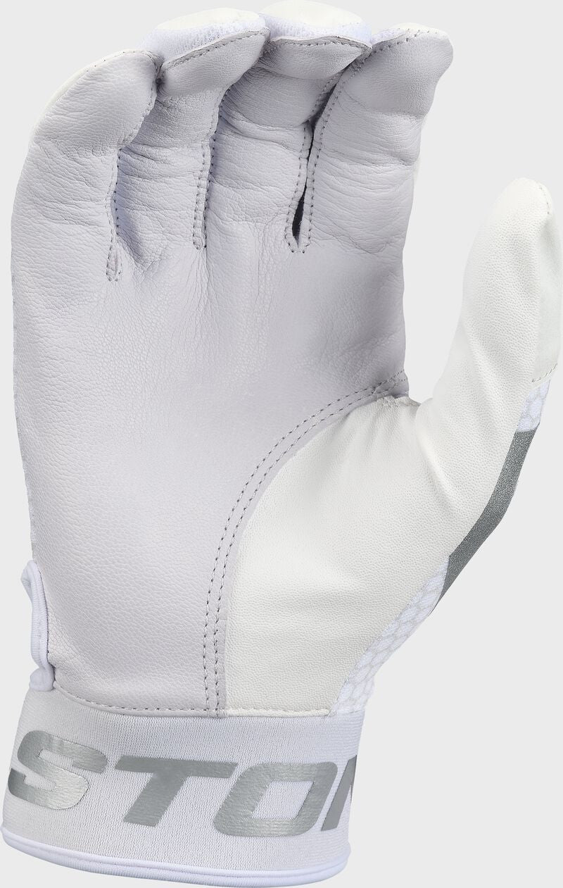 Easton Youth MAV GT Batting Gloves - White/White