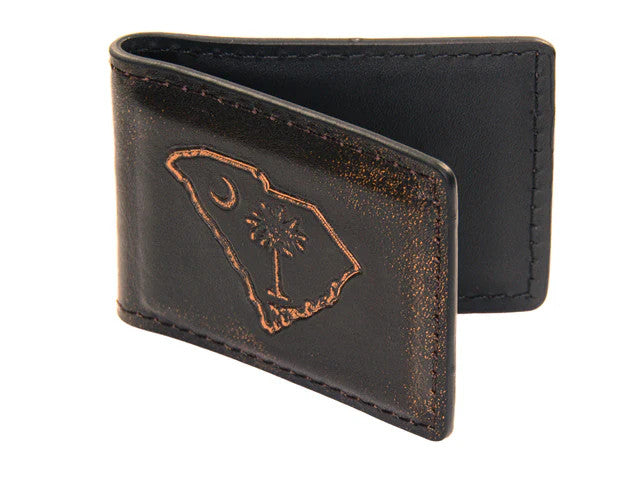 Zep-Pro SC Palmetto Burnished Leather Money Clip