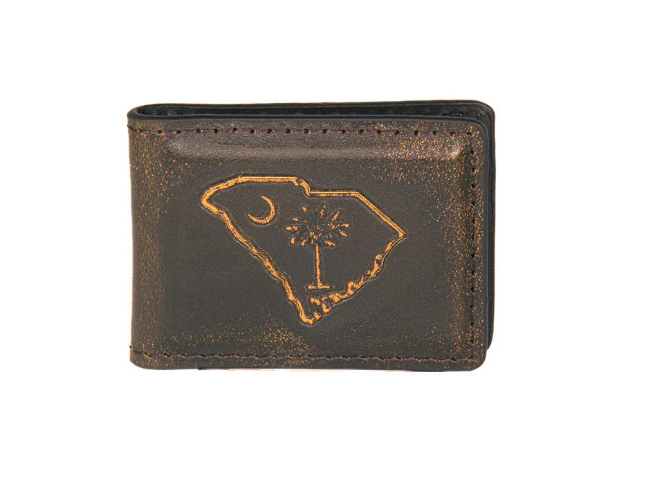 Zep-Pro SC Palmetto Burnished Leather Money Clip