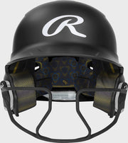 Rawlings Mach Hi-Viz Fastpitch Softball Batting Helmet - Black