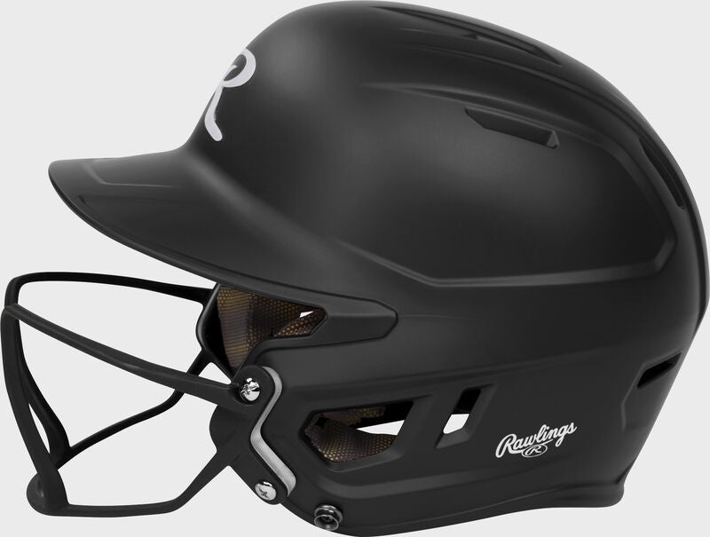 Rawlings Mach Hi-Viz Fastpitch Softball Batting Helmet - Black