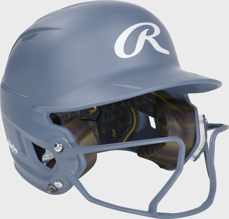 Rawlings Mach Hi-Viz Fastpitch Softball Batting Helmet - Carolina Blue