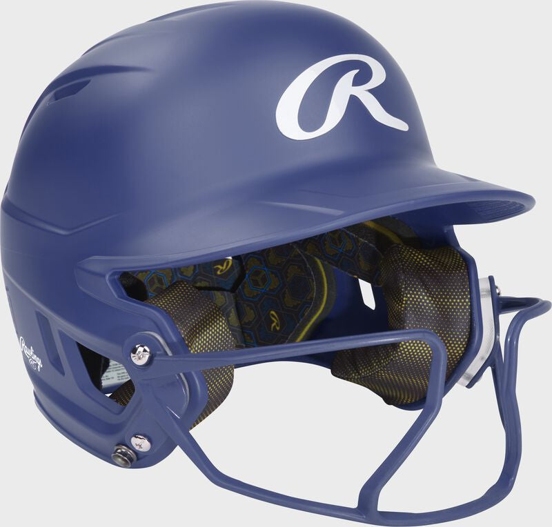 Rawlings Mach Hi-Viz Fastpitch Softball Batting Helmet - Royal Blue