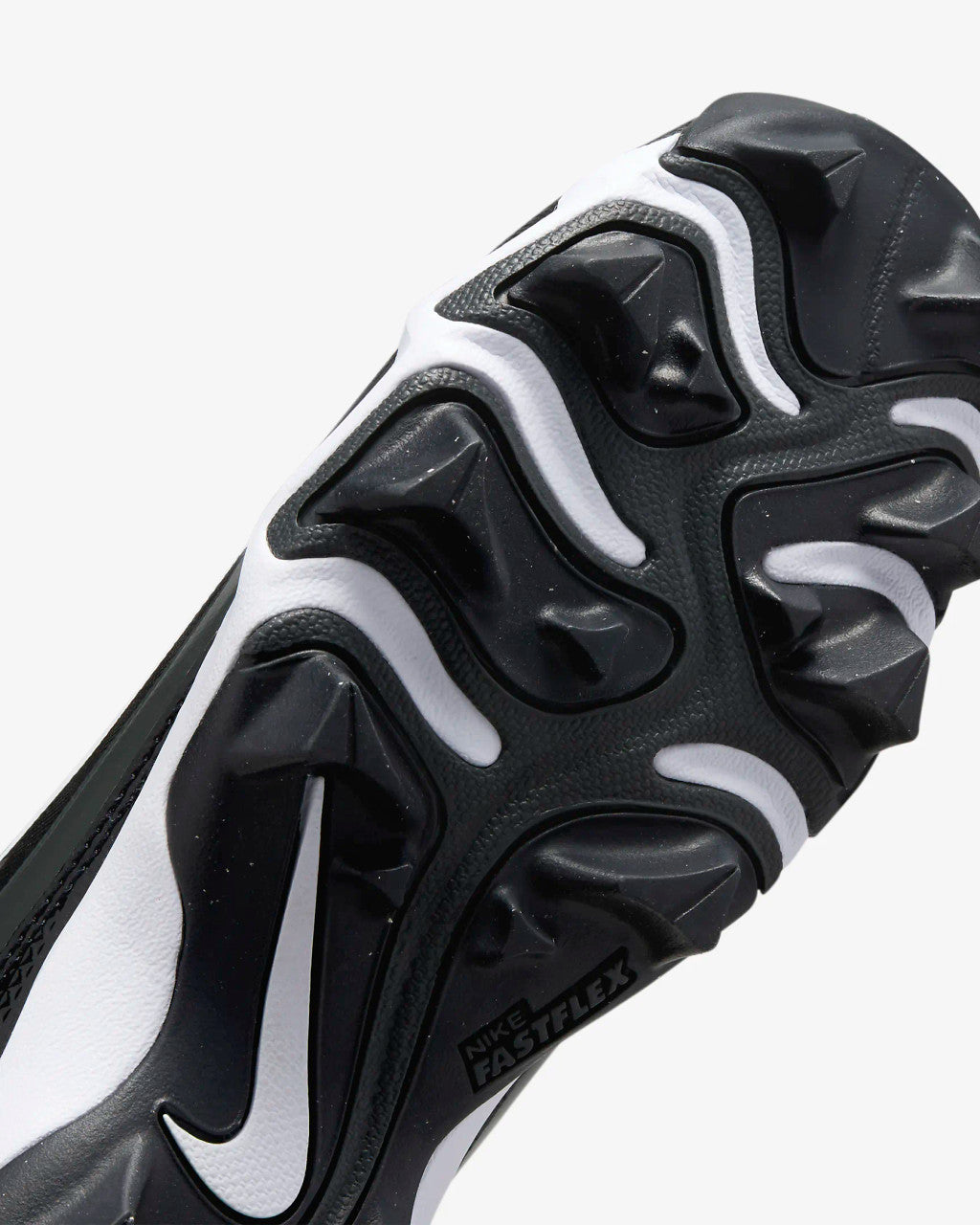 Nike Big Kids Alpha Menace 4 Shark Football Cleats - Black/Light Smoke Grey/Metallic Silver/White