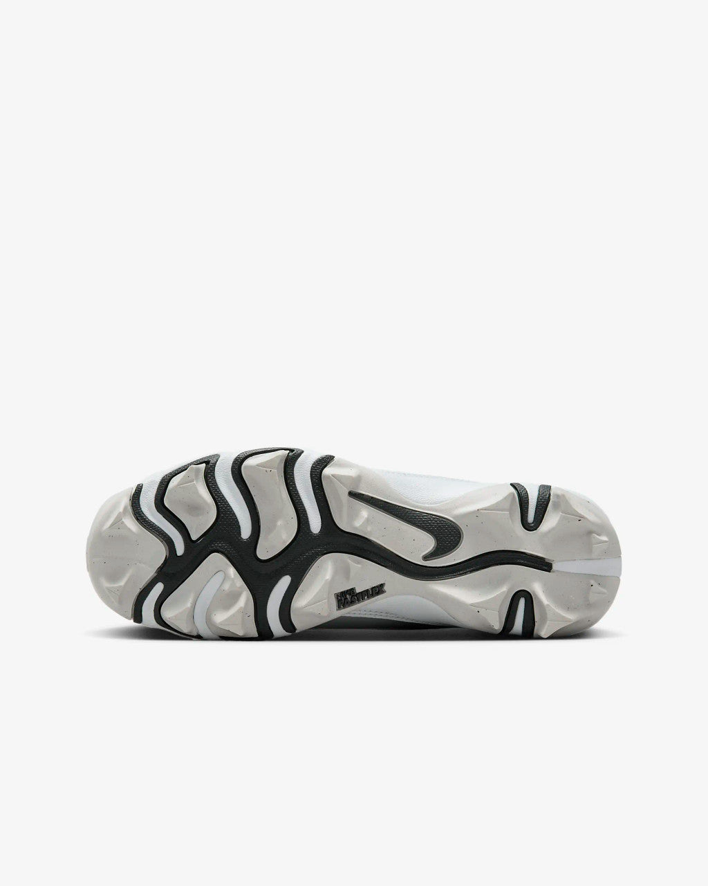Nike Big Kids Alpha Menace 4 Shark Football Cleats - White/Metallic Silver/Photon Dust/Black