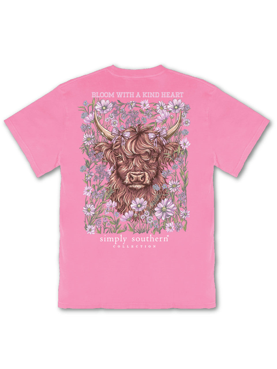Simply Southern Women's Bloom Tee - Blushberry