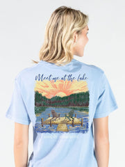 Simply Southern Women's Mineral Wash Lake Tee