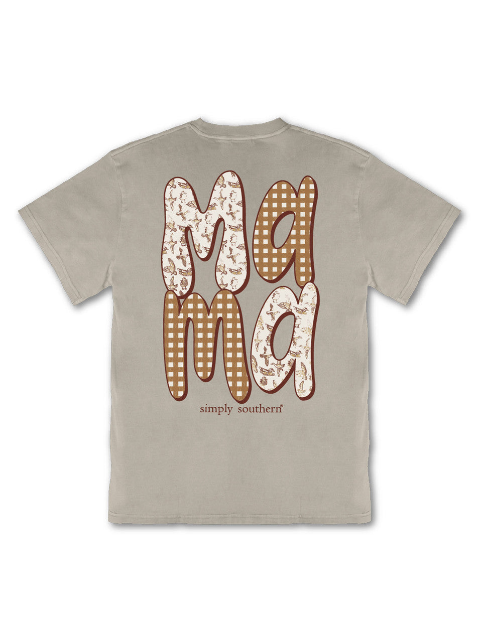 Simply Southern Women's Mama Duck Tee - Birch