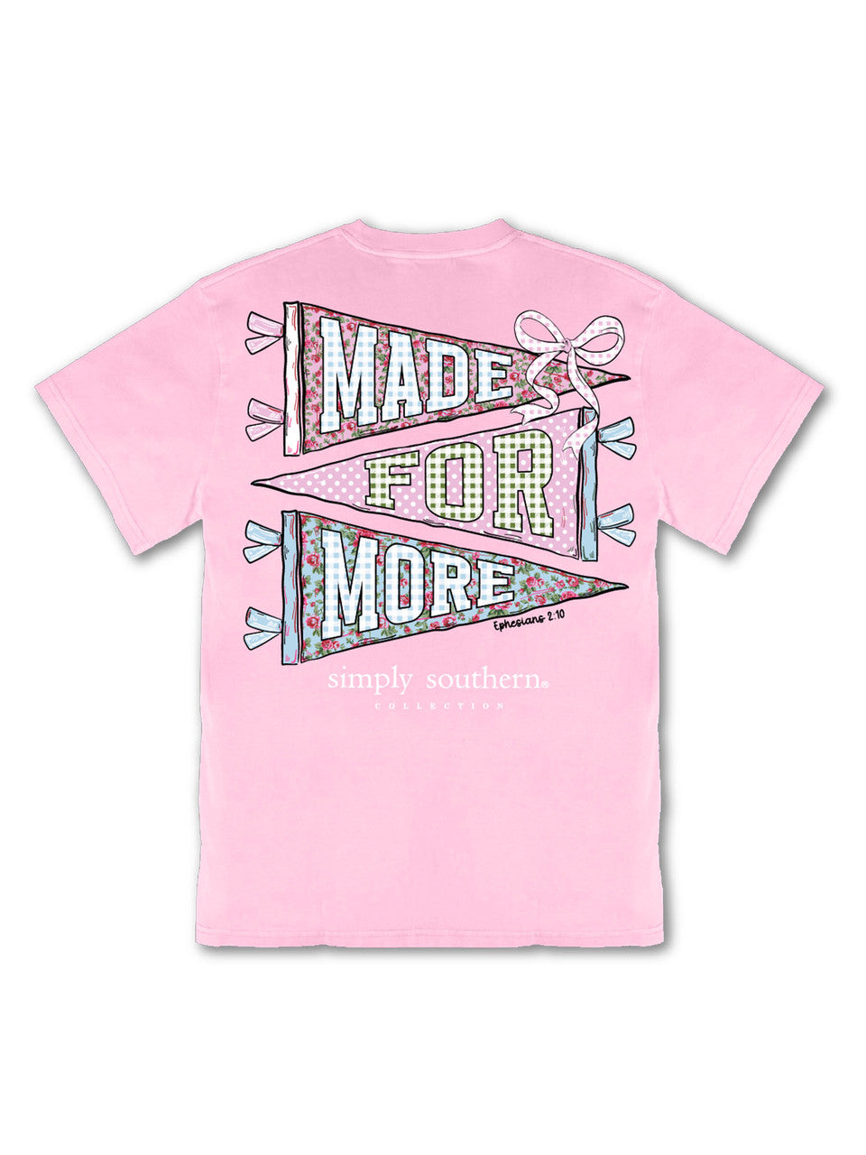 Simply Southern Youth Made For More Tee - Blushberry