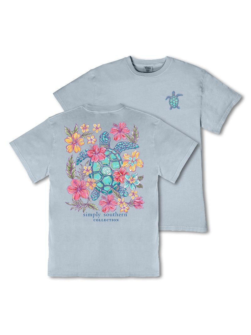 Simply Southern Youth Mineral Wash Turtle Tee