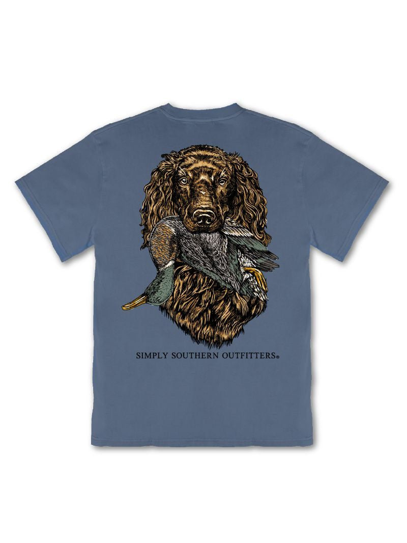 Simply Southern Men's Boykin Tee - Overcast