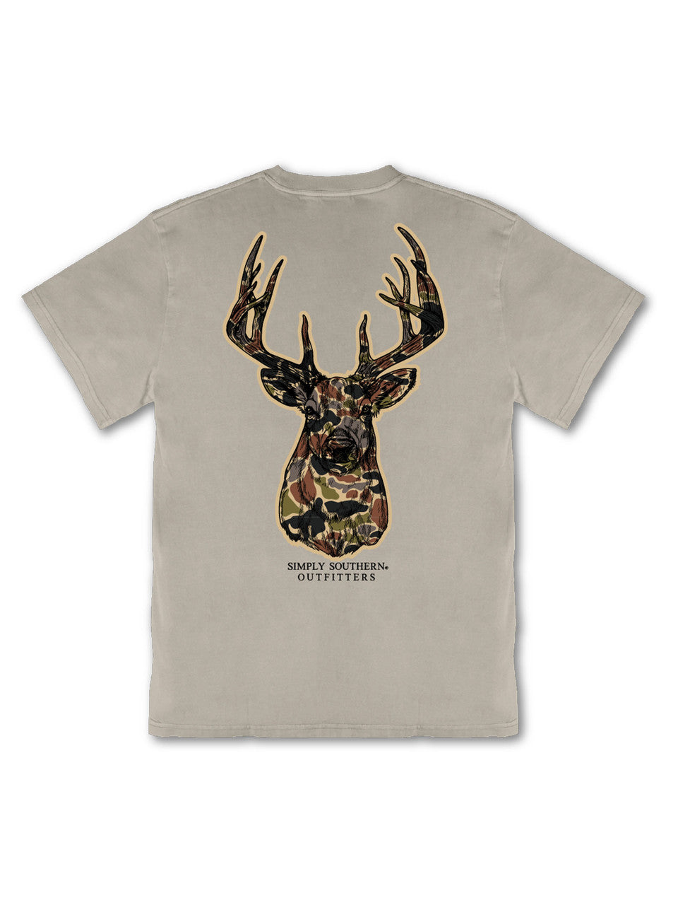 Simply Southern Men's Deer Tee - Birch