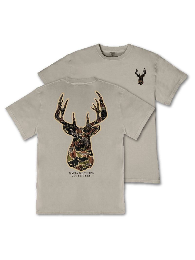 Simply Southern Men's Deer Tee - Birch