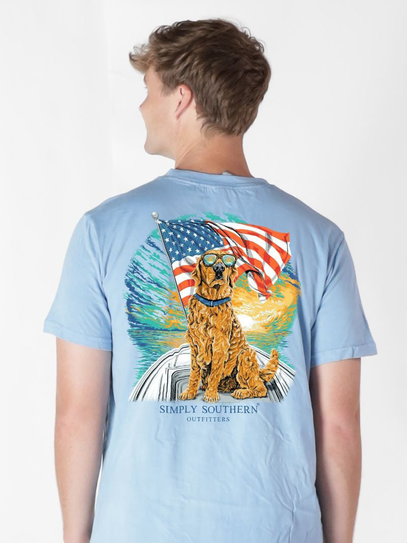 Simply Southern Men's Mineral Wash Maverick Tee