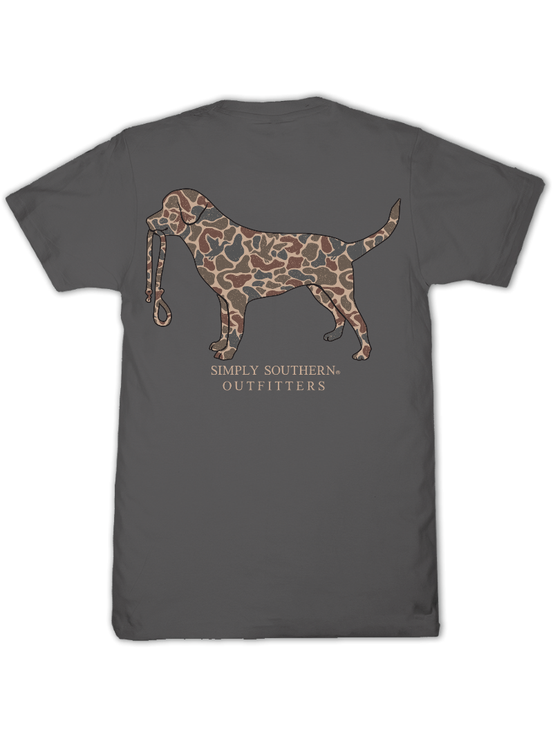 Simply Southern Youth Boys Old Dog Tee - Thunder