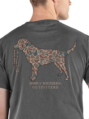 Simply Southern Men's Old Dog Tee - Thunder
