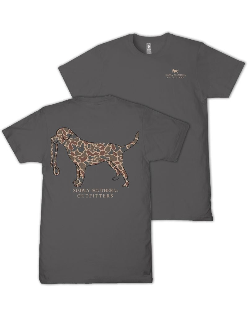 Simply Southern Men's Old Dog Tee - Thunder