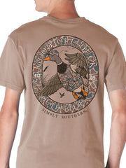 Simply Southern Men's Good Ole Duck Tee - Mahogany
