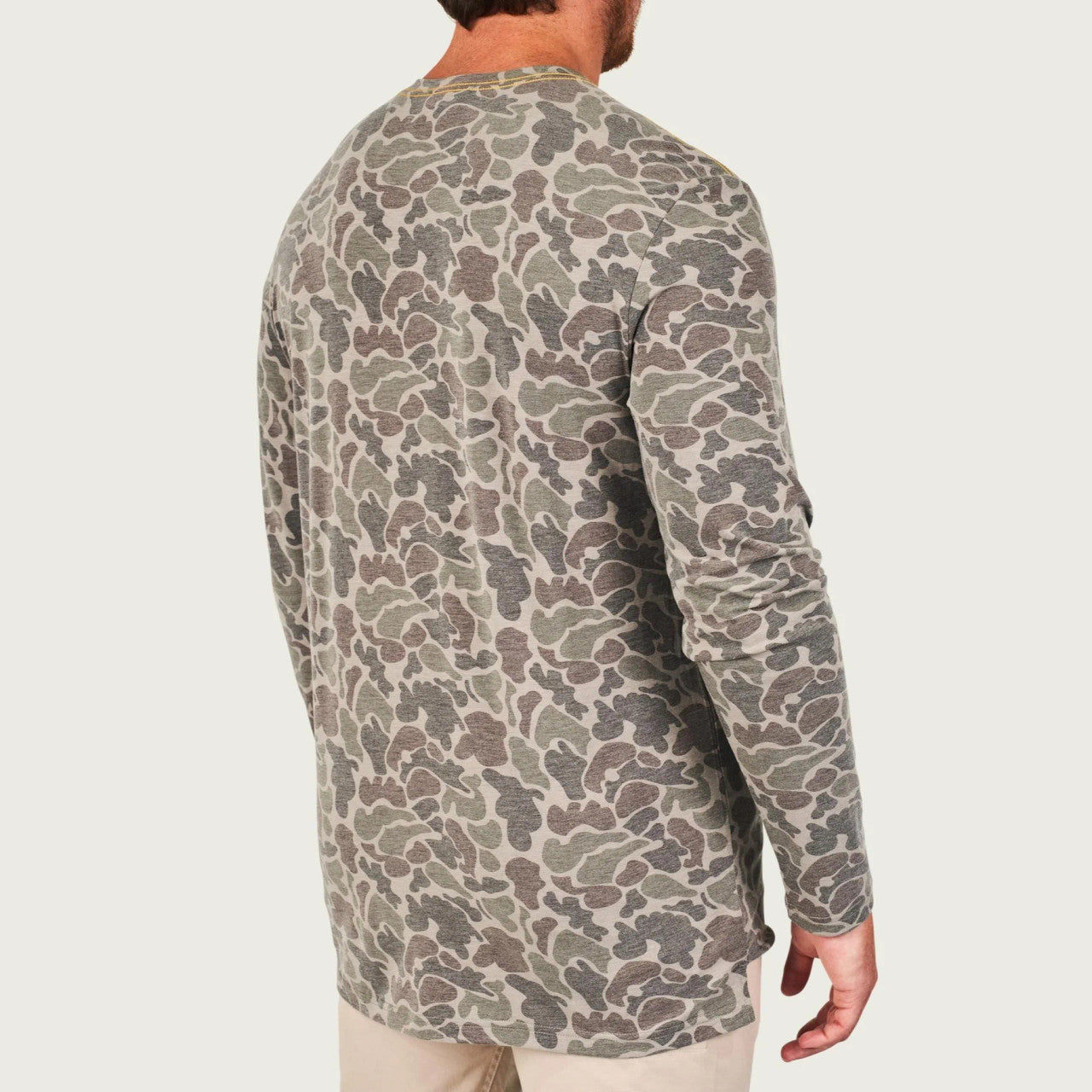 Marsh Wear Men's Buxton Performance Crew - Dark Green Mallard Camo