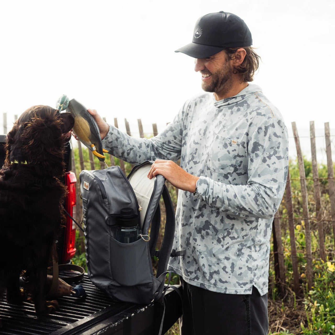 Marsh Wear Men's Buxton Tech Hoodie - Granite Foxhole Camo