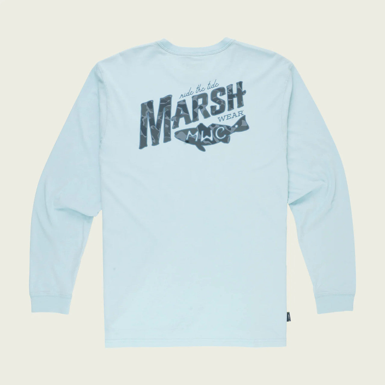 Marsh Wear Men's Sunrise Marsh Long Sleeve T-Shirt - Chambray