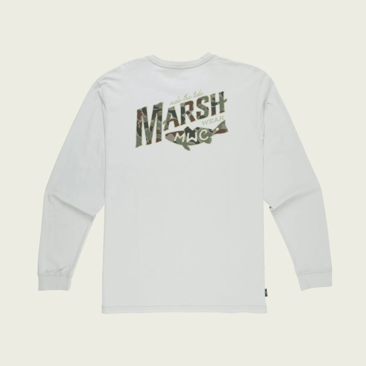Marsh Wear Men's Sunrise Marsh Long Sleeve T-Shirt - Silver