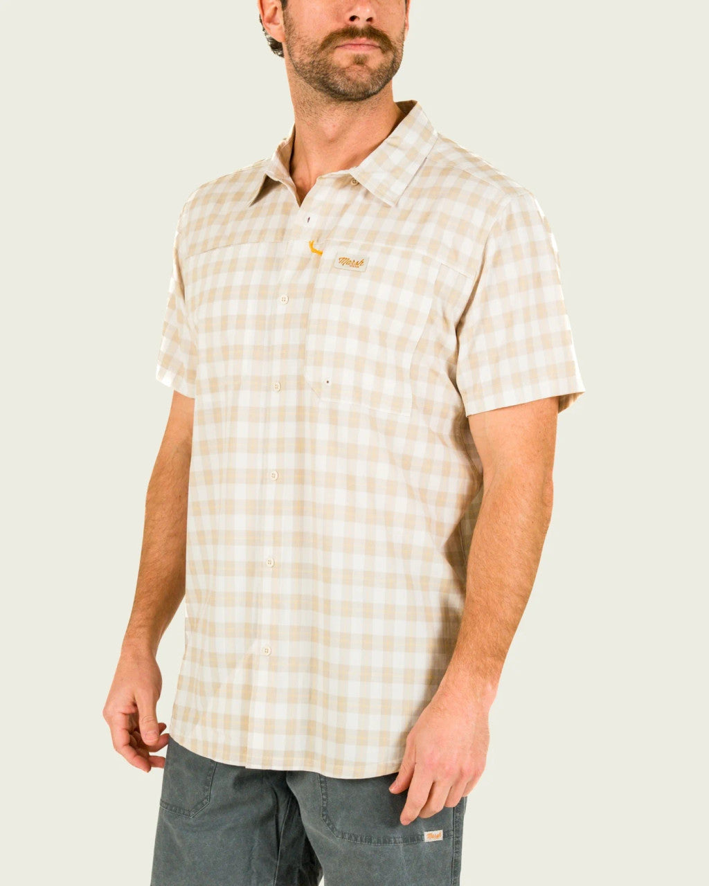 Marsh Wear Men's Lenwood Tech Short Sleeve Shirt - Castle Wall