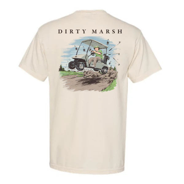 Dirty Marsh Outfitters Men's Marshall On Da Course Tee - Ivory