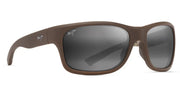 Maui Jim ‘Ano Nui Polarized Sunglasses — Matte Solid Brown / Brown Camo