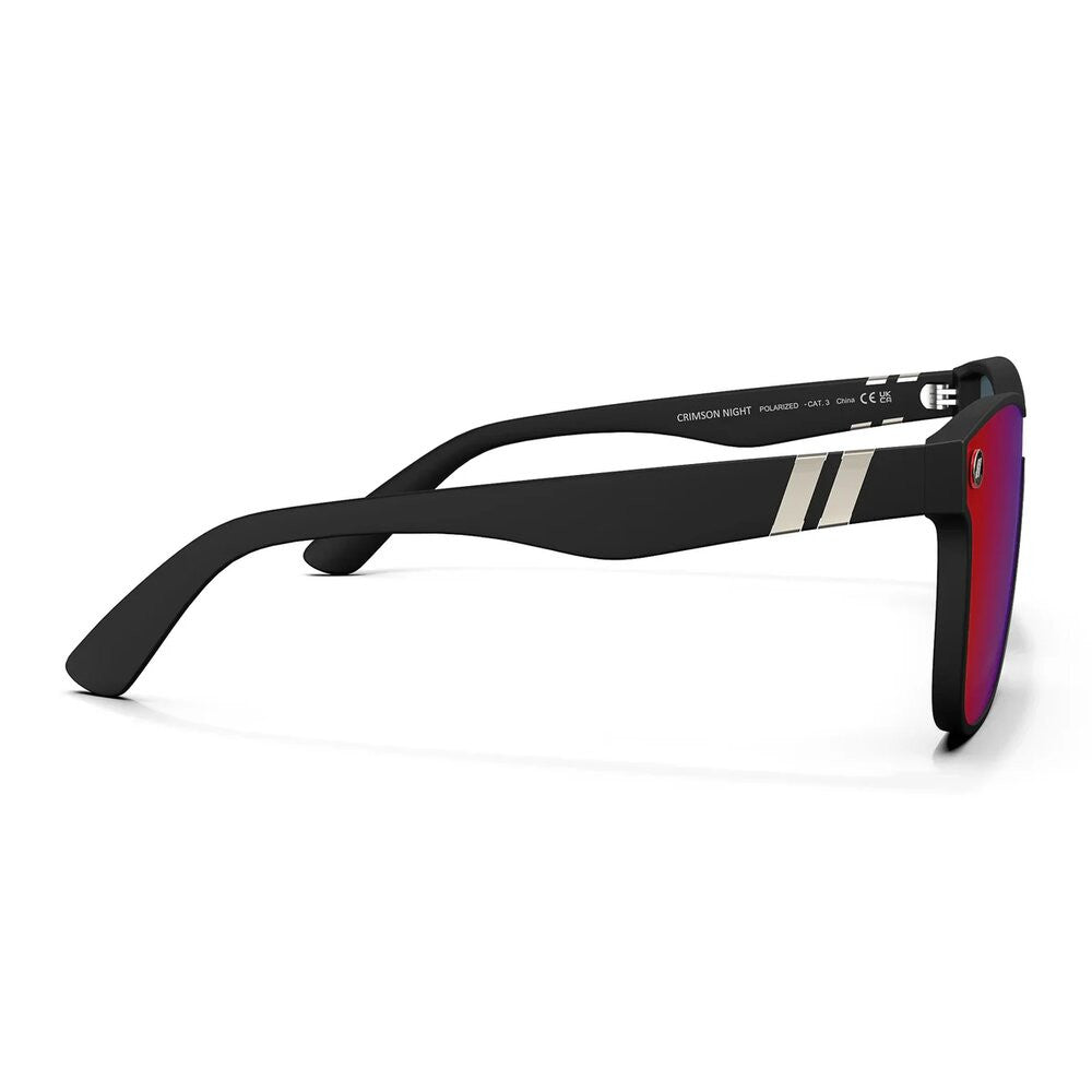 Blenders Millenia X2 Polarized Sunglasses – Crimson Night - Matte Black /Red