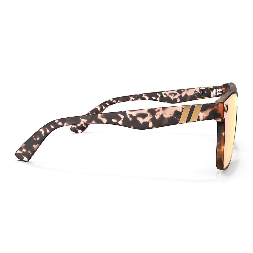 Blenders Millenia X2 Polarized Sunglasses – Lion Heart/Matte Crystal Peach Tortoise/Champagne Mirror