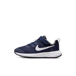 Nike Little Kids' Revolution 6 Shoes- Midnight Navy/White/Flat Pewter
