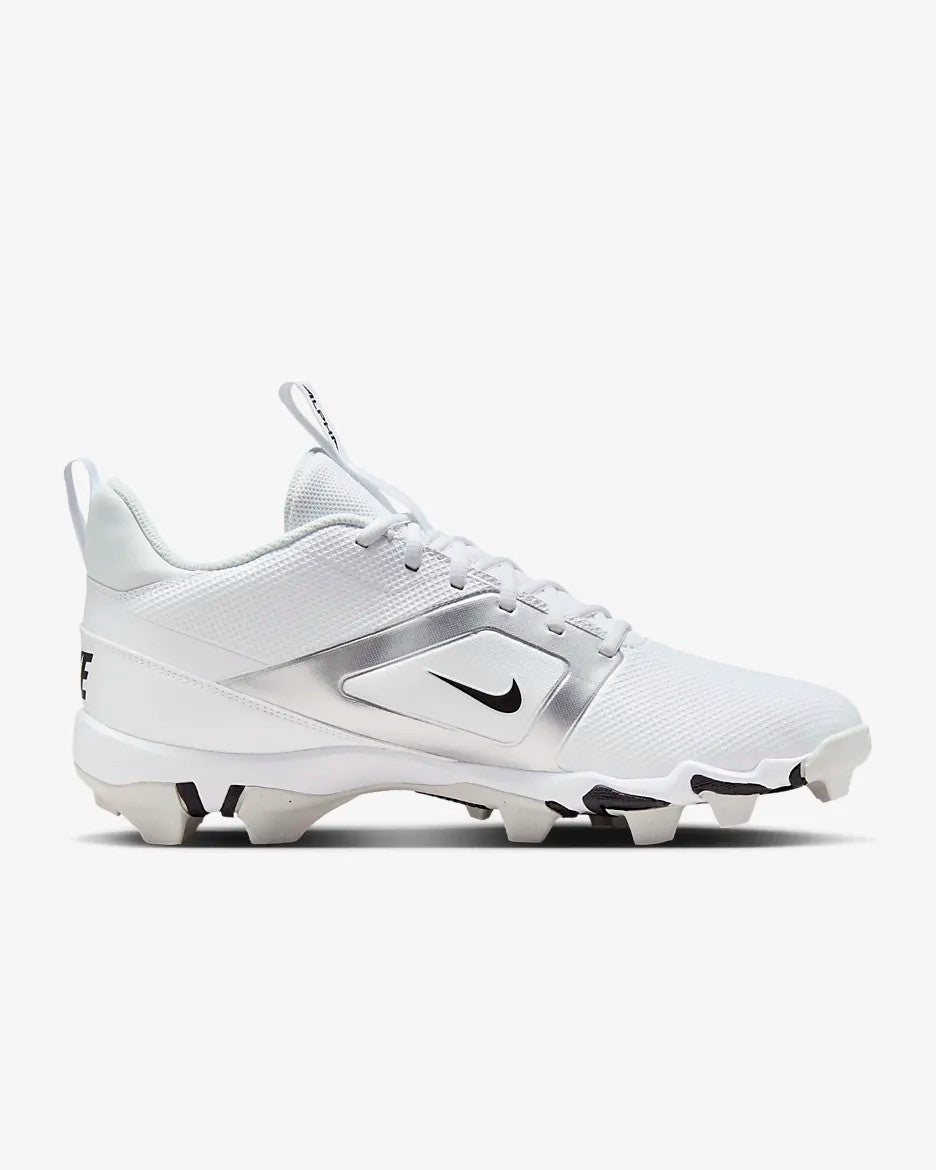 Nike Alpha Menace 4 Shark Men's Football Cleats - White/Silver