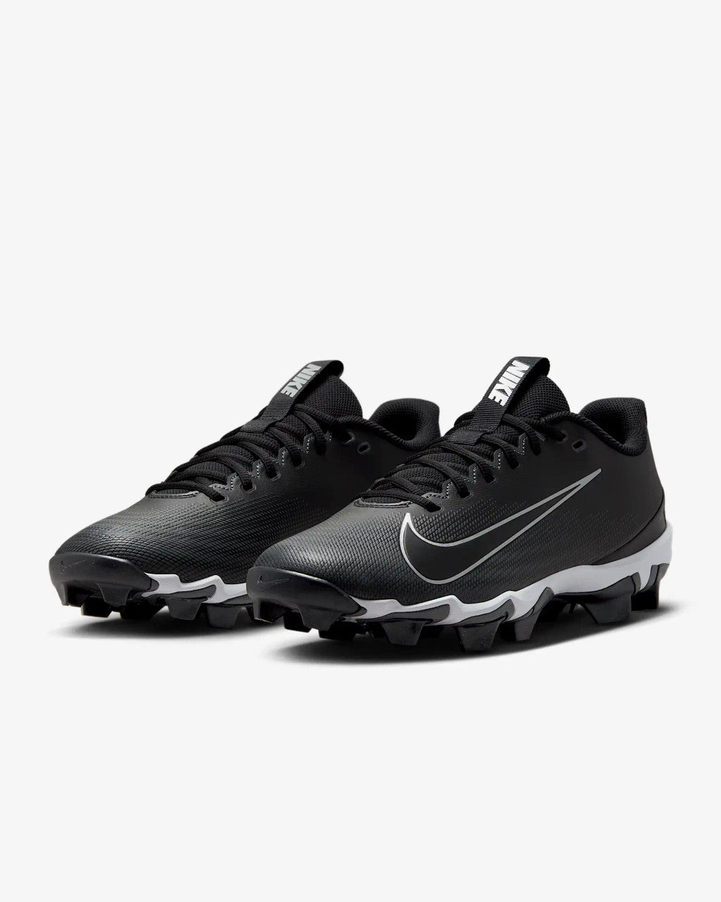 Nike Vapor Shark 3 Youth Football Cleats - Black/Black-Dark Grey-White