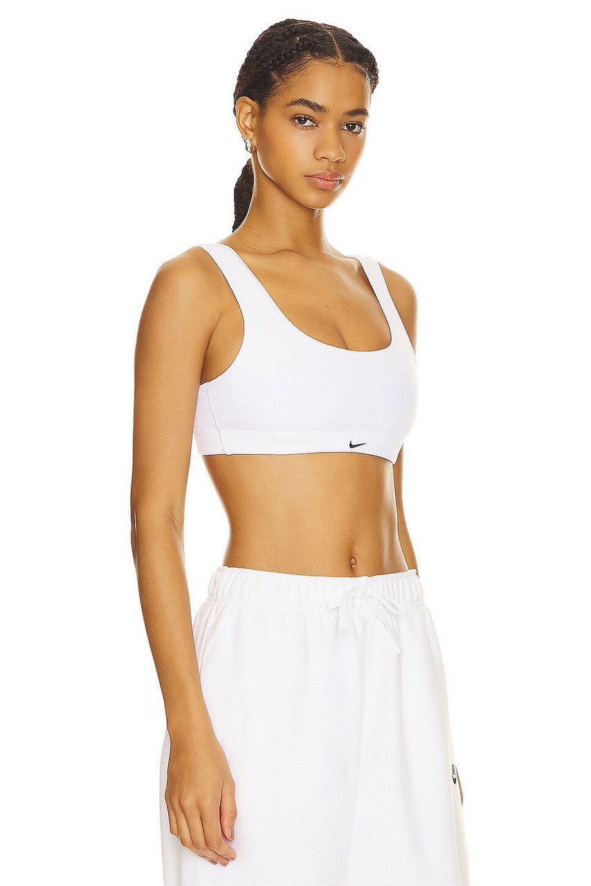 Nike Alate All U Women's Light-Support Padded Sports Bra - White/Black
