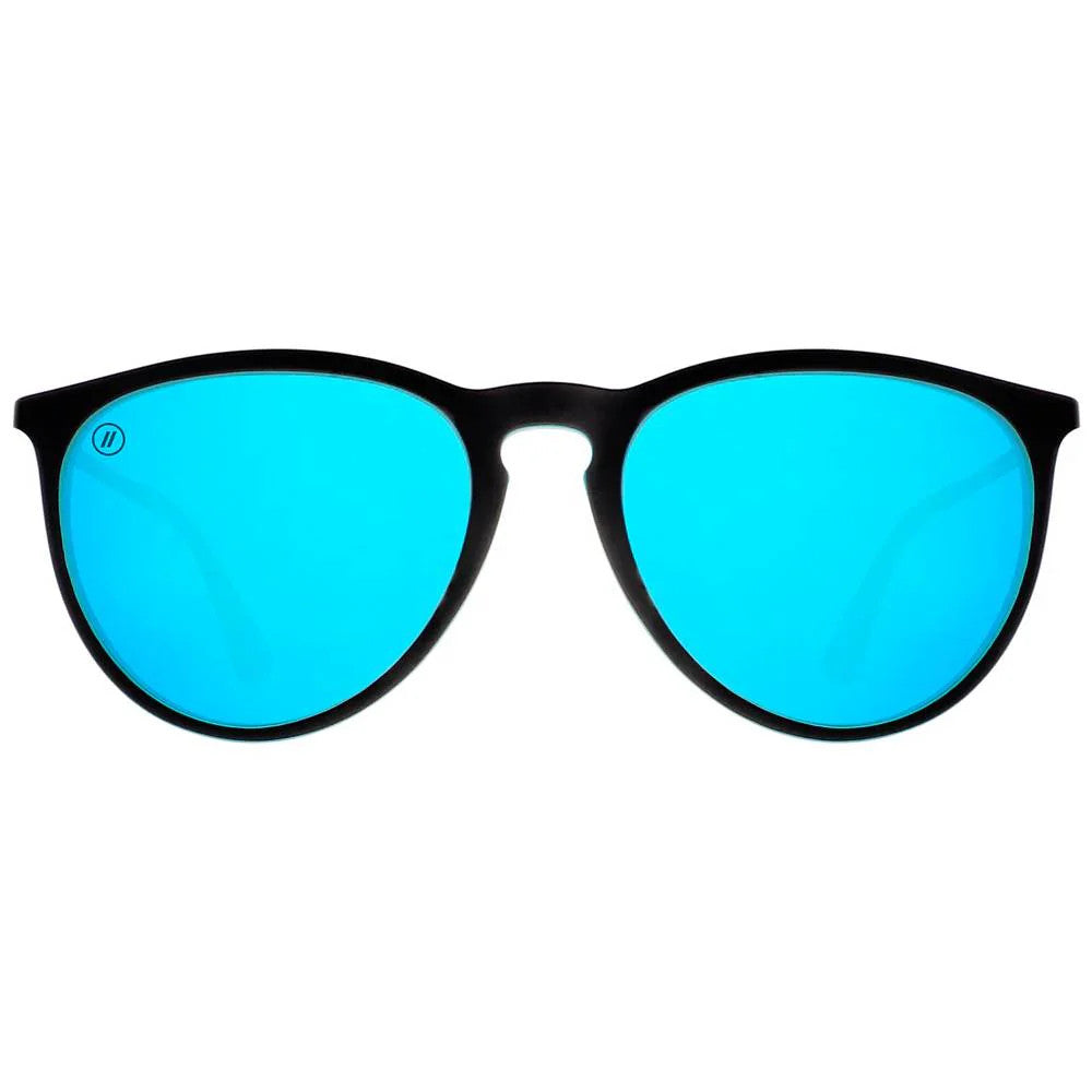 Blenders North Park “Seventh Wave” Polarized Sunglasses – Matte Crystal Blue / Icy Blue Mirror