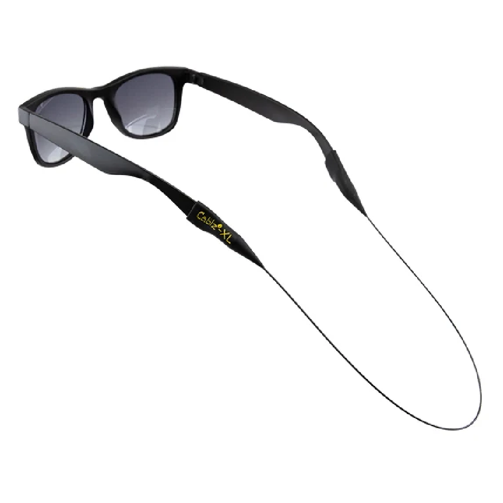 Cablz Original Non-Adjustable Eyewear XL Retainer – Black